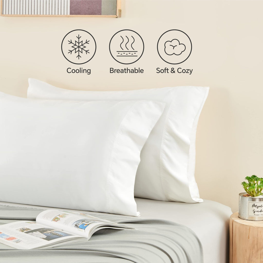 Cooling Bamboo Pillowcase Set